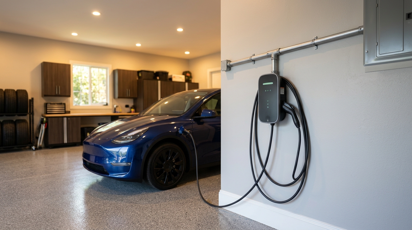 Licensed Los Gatos Electrician Level 2 240V EV Charging Station Installation